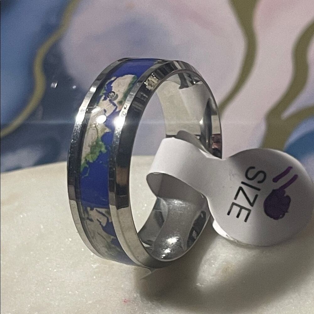 Men’s wedding band style ring stainless steel size 11